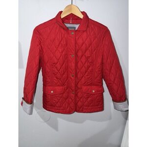 BASLER Red Ultra Quilted Jacket Size 34‎